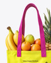Shopper Bag with Fruits Mockup