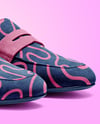 Pair of Suede Loafers Mockup
