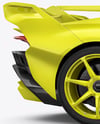 Sport Car Mockup - Side View