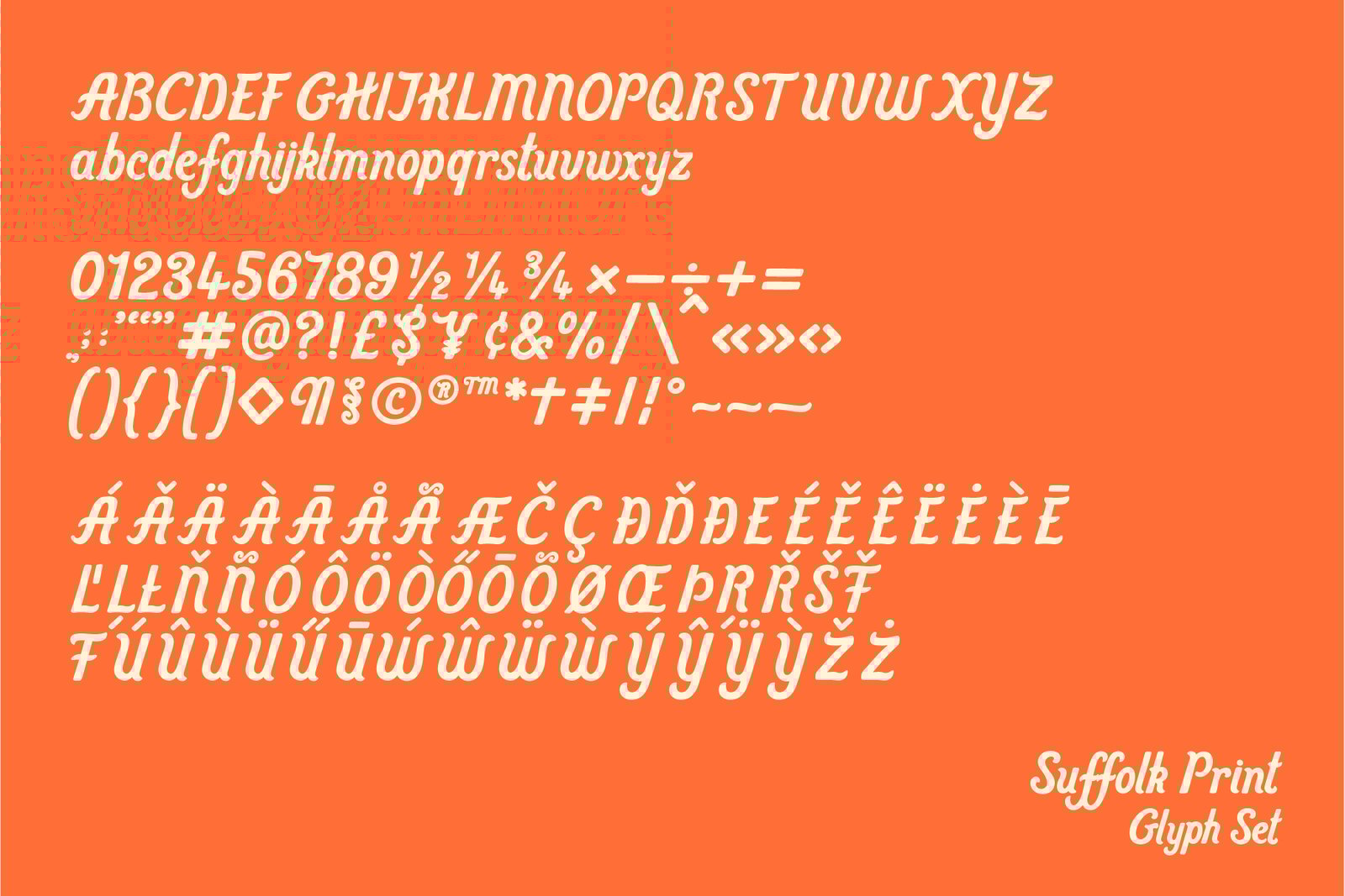 Suffolk Font Family