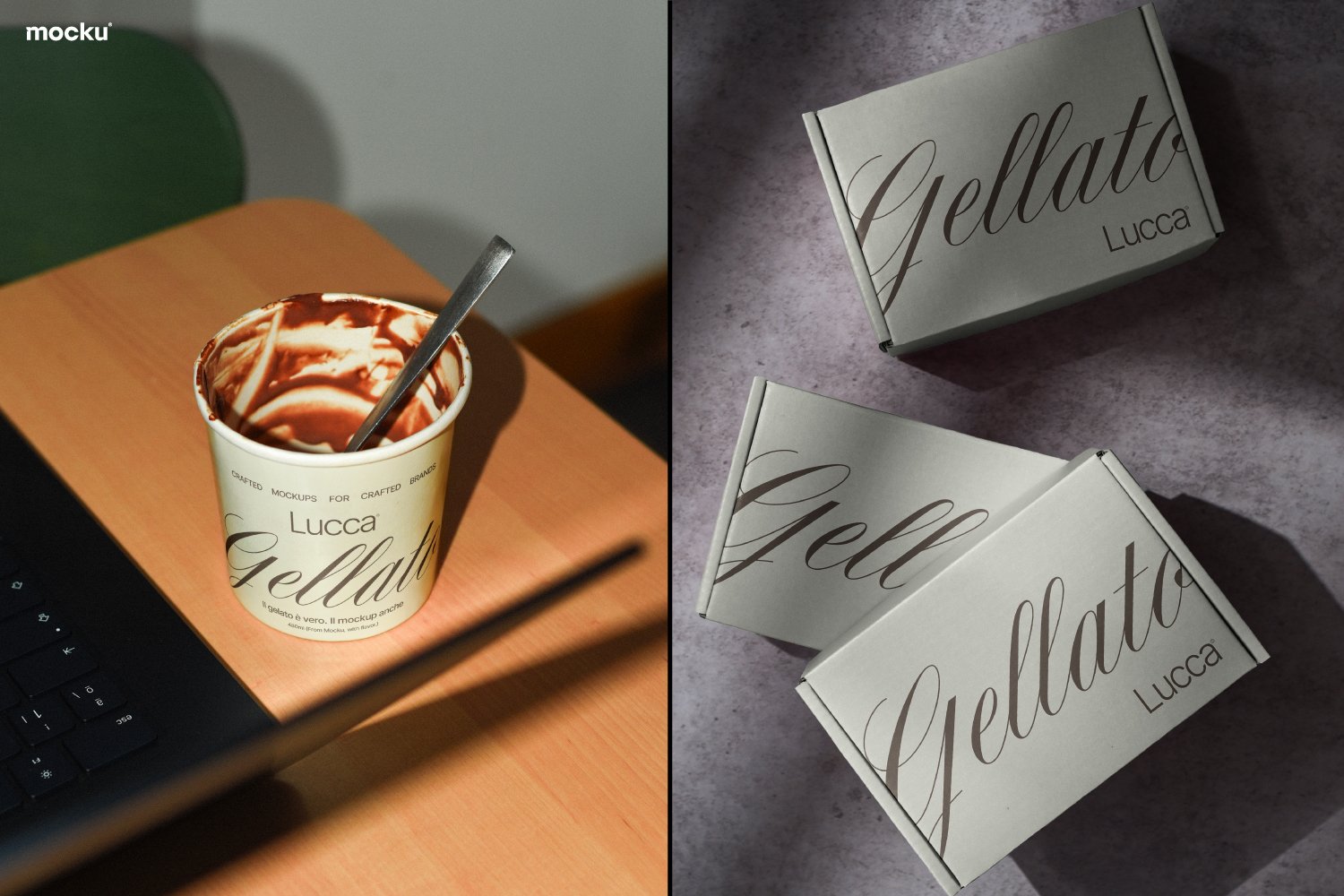 Gelato Branding Mockup Set