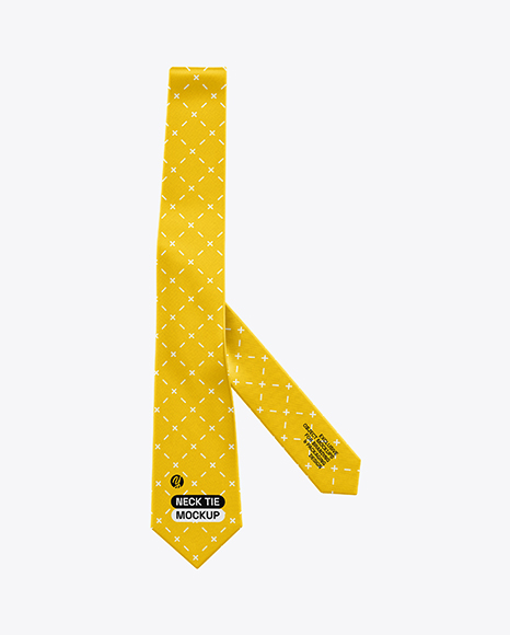 Neck Tie Mockup - Fabric mockup