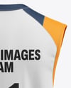 Training Sleeveless Kit Mockup - Back View