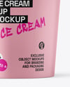 Matte Ice Cream Cup Mockup