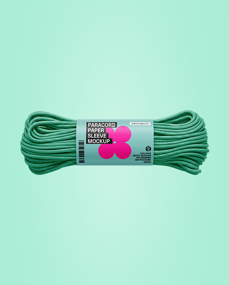 Paracord with Paper Sleeve Mockup