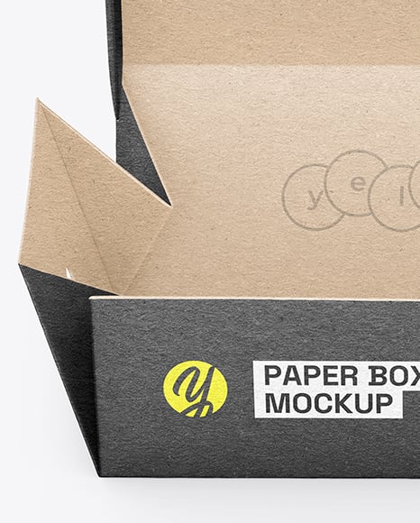 Kraft Paper Takeaway Food Box Mockup