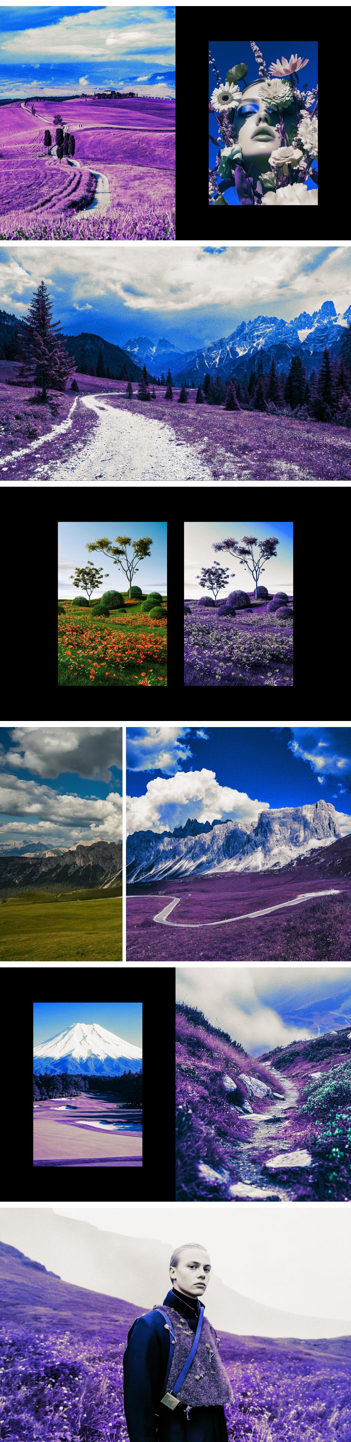 Infrared Filter Photo Effect