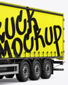 Truck Mockup - Half Side View