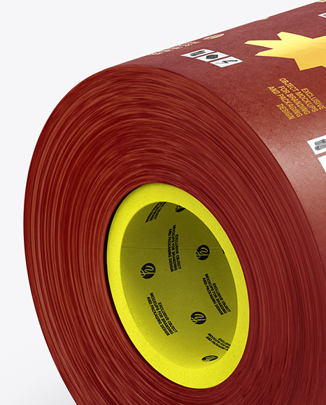 Kraft Paper Roll Mockup