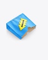 Paper Bag with French Fries Mockup