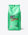 Metallic Coffee Bag Mockup