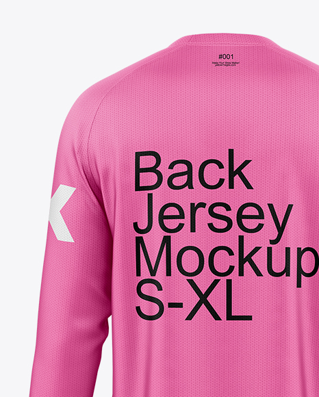 Raglan Long Sleeve Jersey - Back View