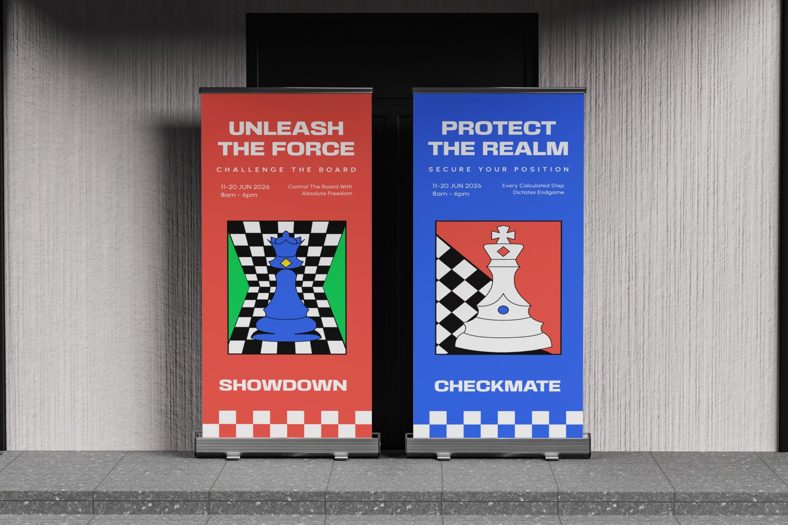 75 Chess Flat Illustrations