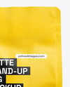 Matte Coffee Bag Mockup