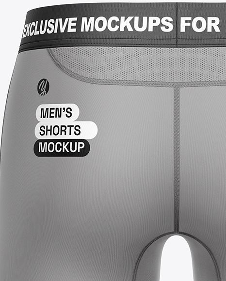 Men's Compression Shorts Mockup