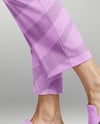 Pair of Suede Mules on Woman's Legs with Pants Mockup