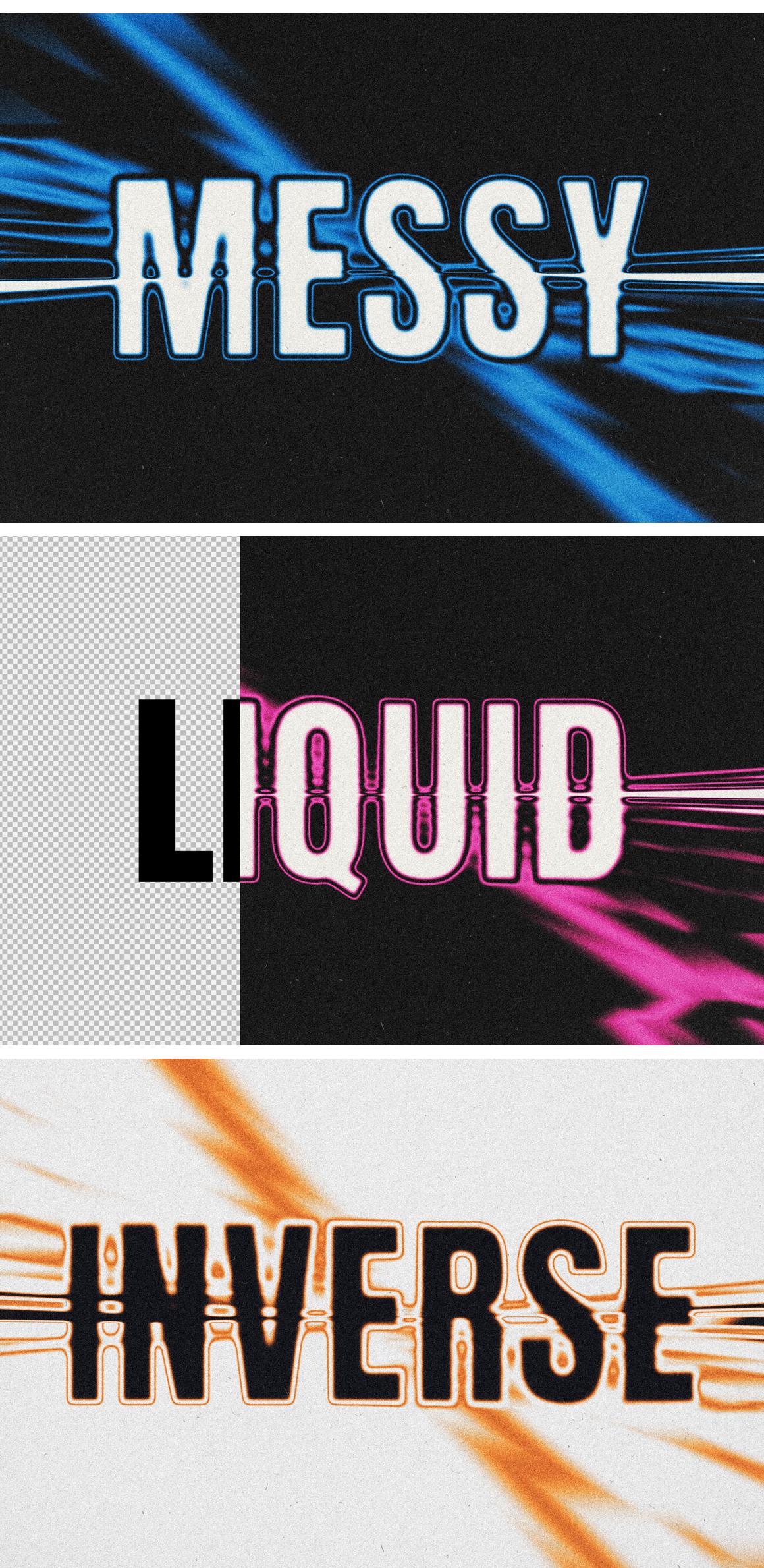 Distort Blur Text Effect