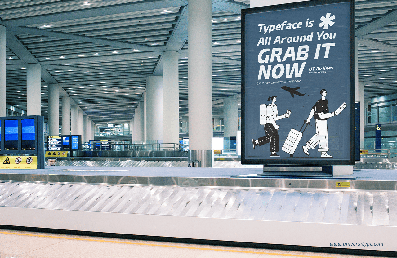 UT Airlines - A Humanist Sans Serif Font