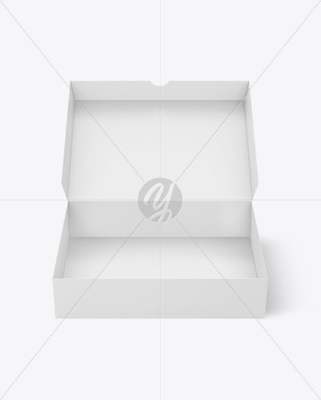 Opened Box with Cinnamon Buns Mockup