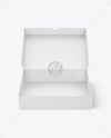 Opened Box with Cinnamon Buns Mockup