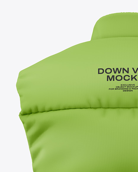 Women's Down Vest Mockup