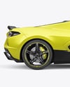 Sport Car Mockup - Side View