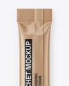 Kraft Stick Sachet Mockup