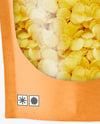Kraft Stand-up Pouch w/ Corn Flakes Mockup