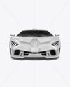 Sport Car Mockup - Front View