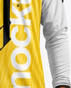 Soccer Goalkeeper Wearing Long Sleeve Jersey and Shorts Mockup