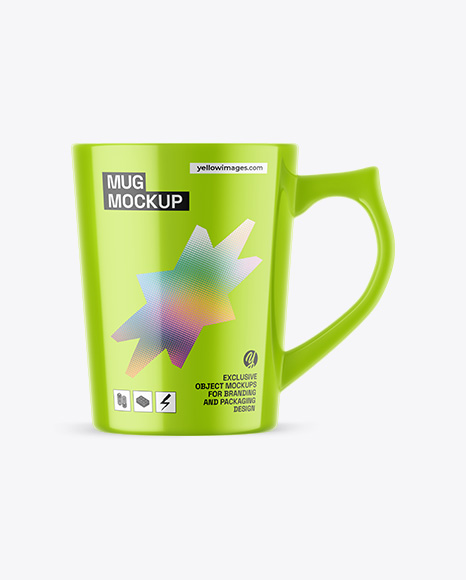 Glossy Mug Mockup