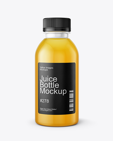 Juice Bottle Mockup