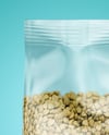 Package with Green Buckwheat Mockup