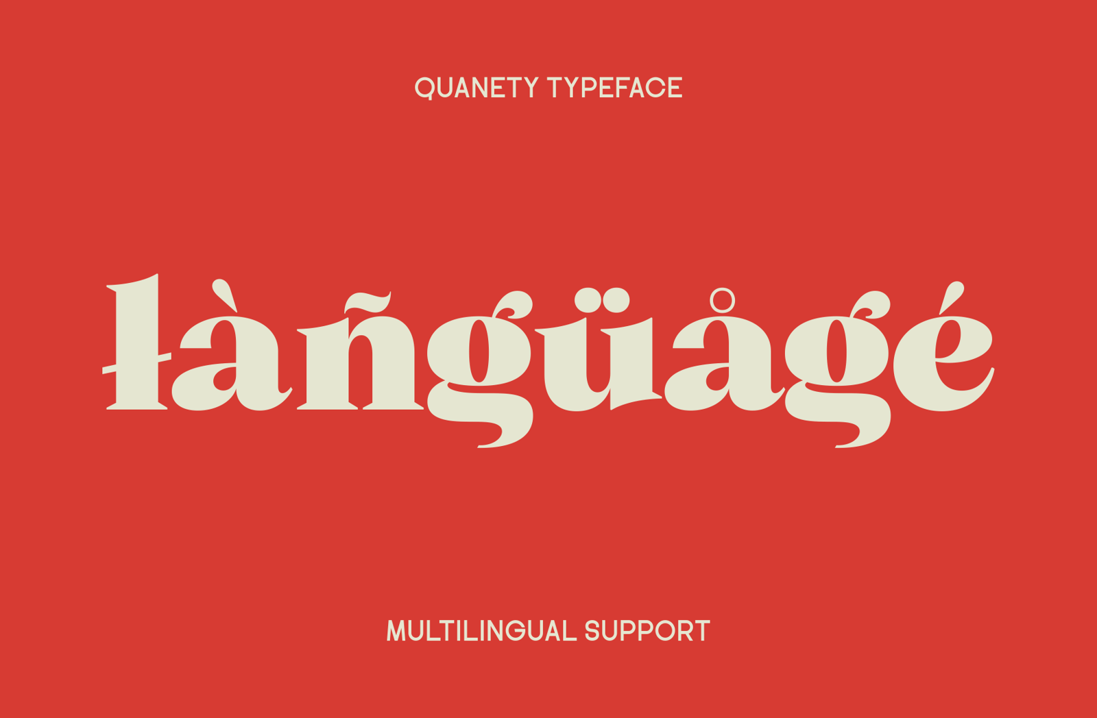 Quanety Font