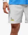 Man Wearing Full Tennis Kit Mockup