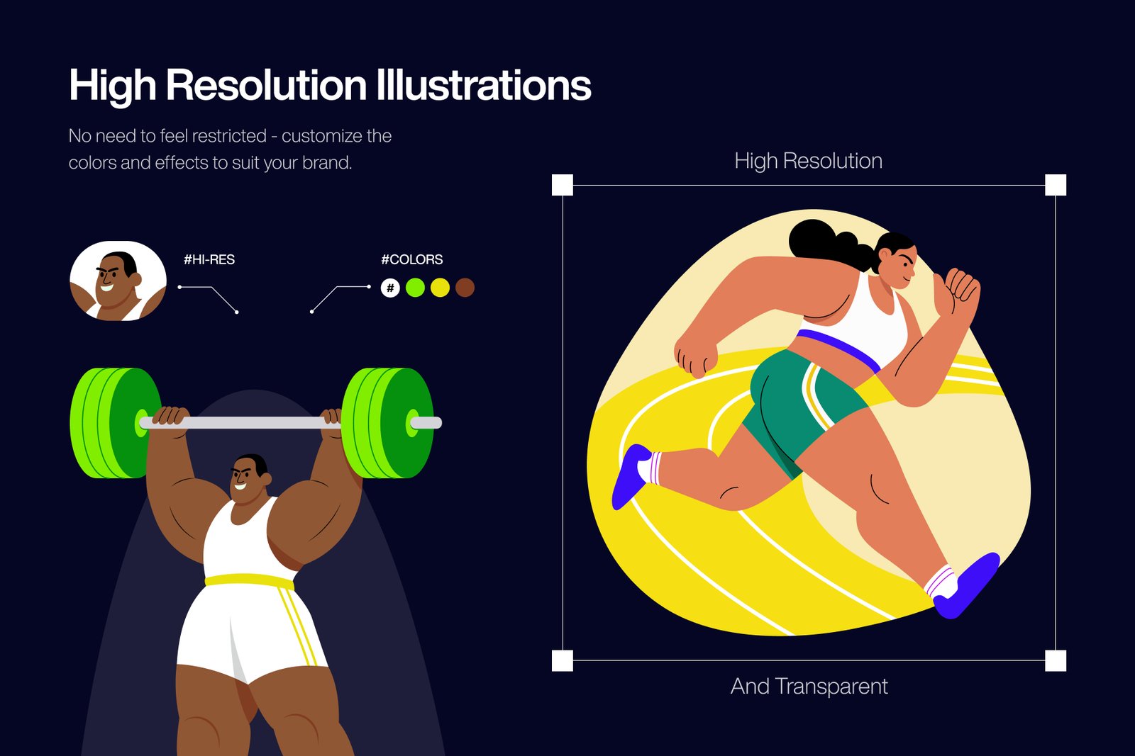 Olympic Illustration Art Set