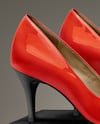 Pair of Pumps with Shoe Box Mockup