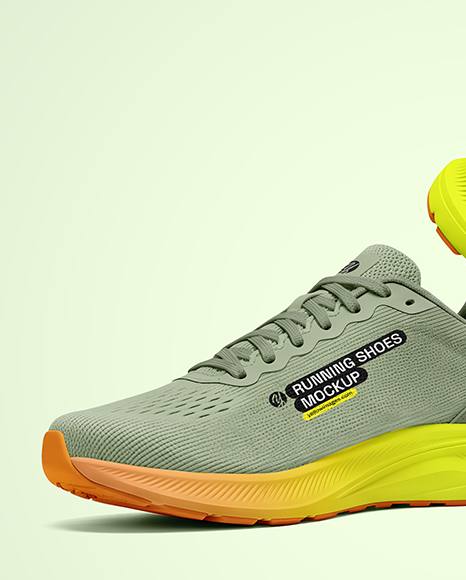 Pair Of Running Shoes Mockup