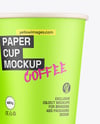 Two Paper Coffee Cups Mockup