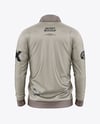 Long Sleeve Track Jacket Mockup - Back View
