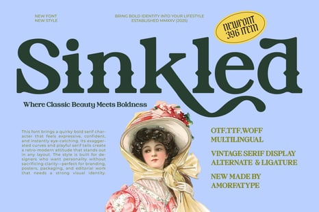 Sinkled Vintage Serif Display