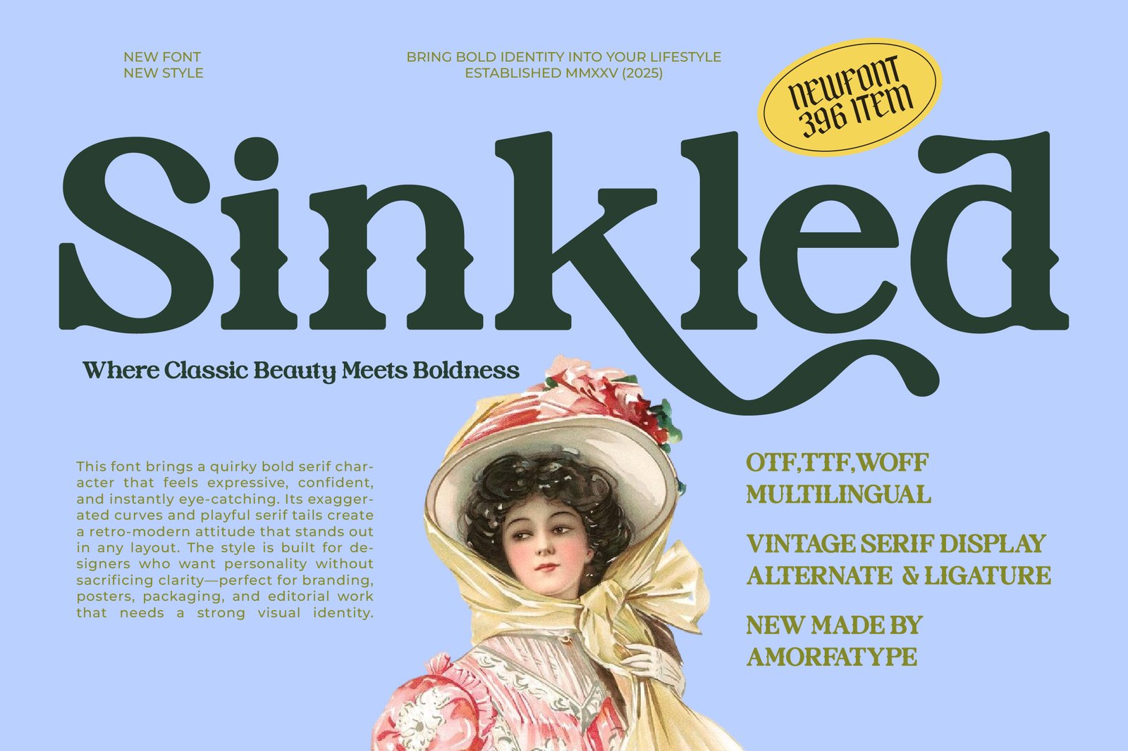 Sinkled Vintage Serif Display