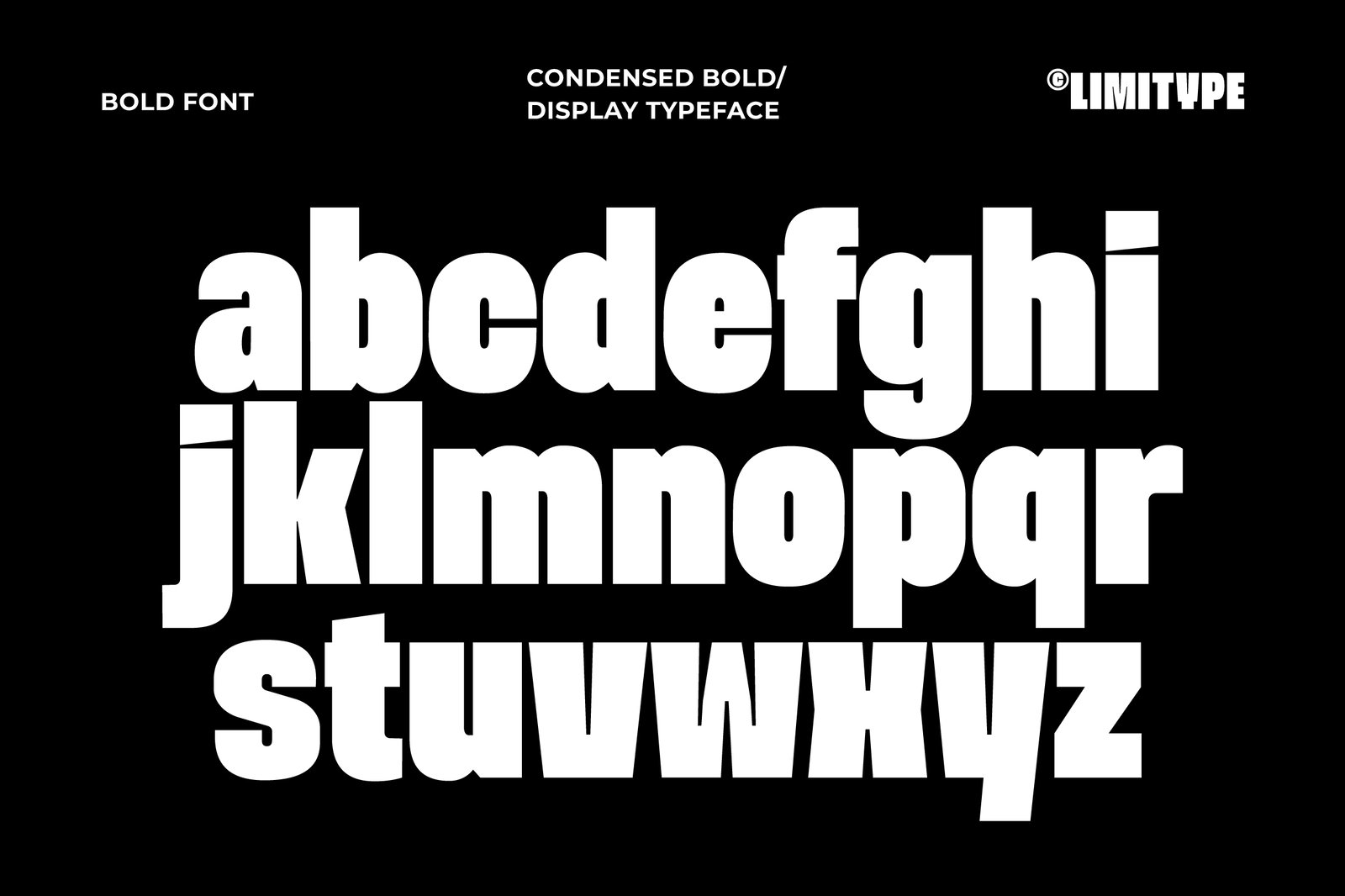 Moara - Bold Condensed Font