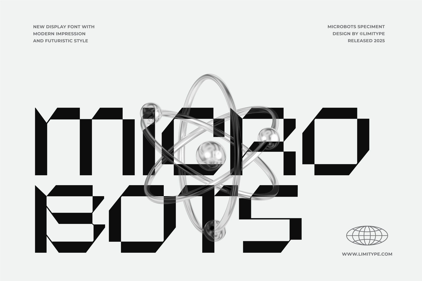 Microbots - Futuristic Font