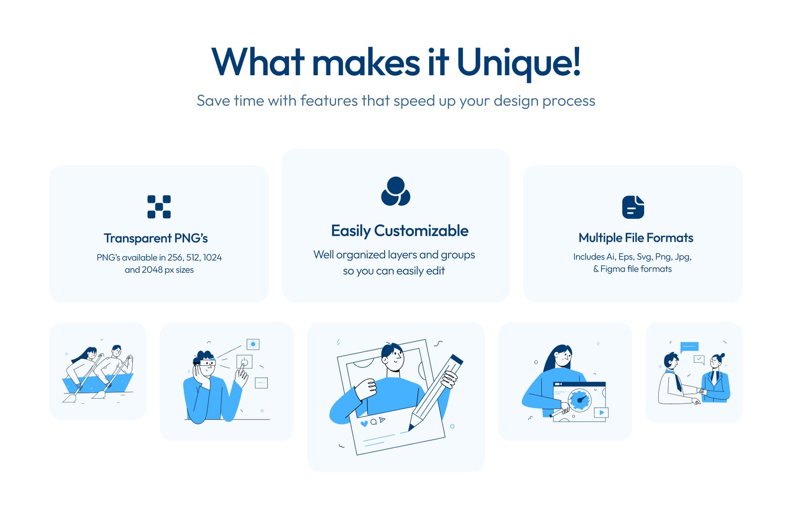 Tech and Business Illustration Set