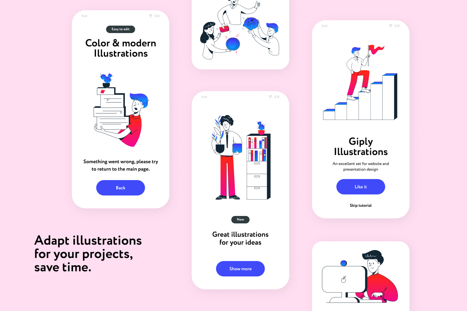 Giply Office Illustrations