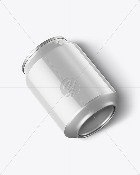 Aluminium Can With Glossy Finish Mockup