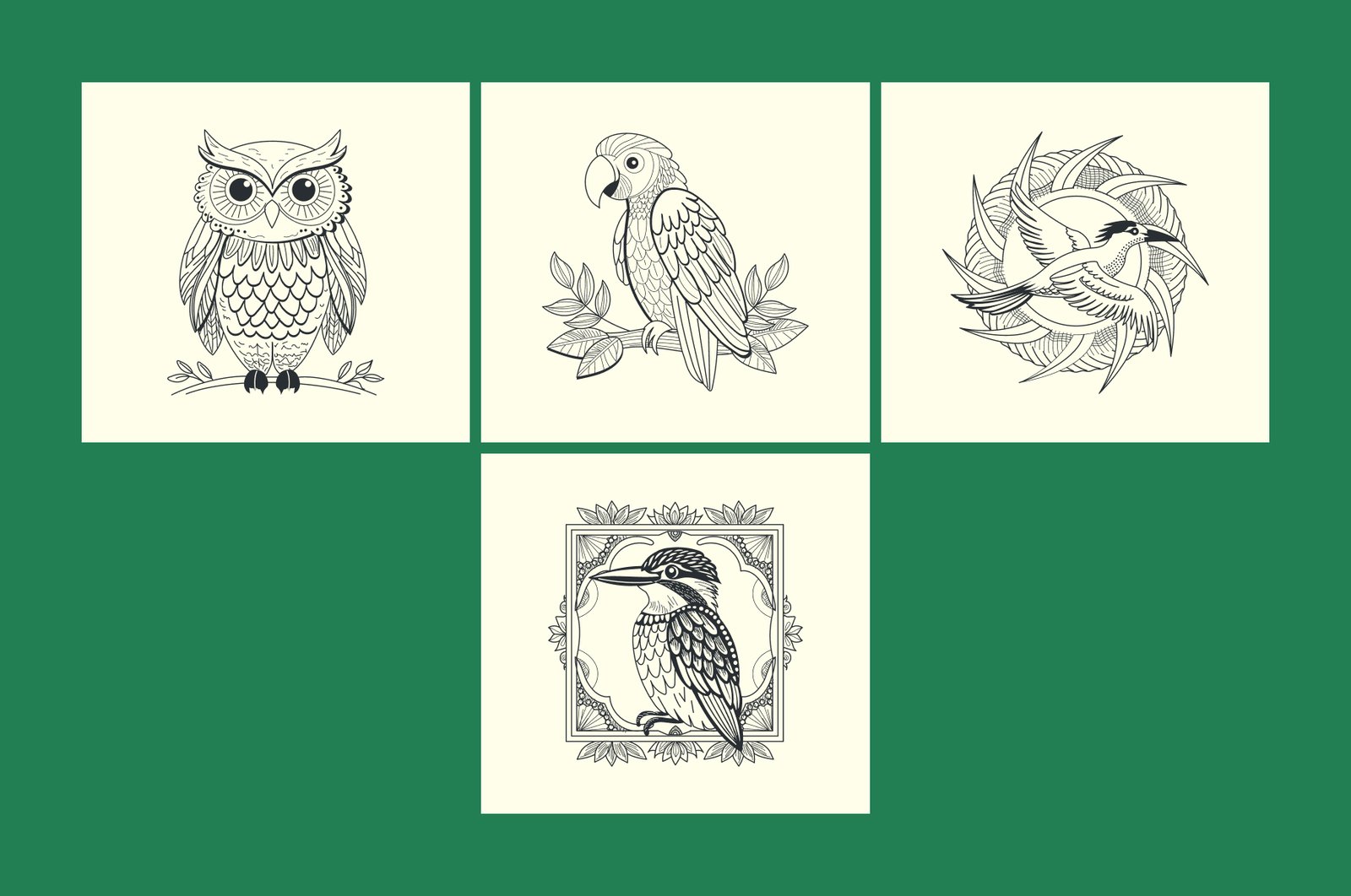 Vintage Bird Illustrations