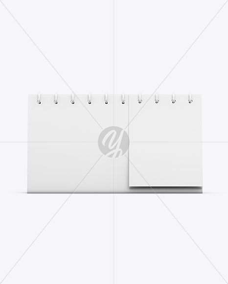 Desk Calendar Mockup – Front View