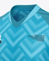 Soccer Jersey Mockup - Half Side View